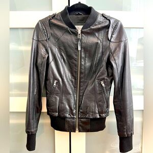 MACKAGE Leather Bomber Jacket 🔥